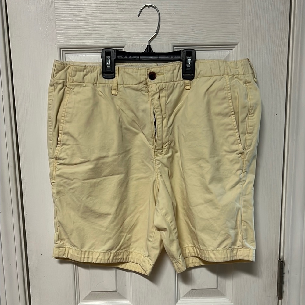Abercrombie & Fitch Yellow Shorts